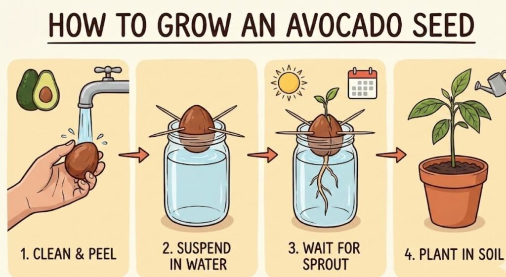 How to Grow an Avocado Seed