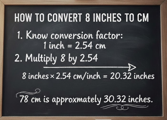 How to Convert 8 Inches to Centimeters & Other Measurements Explained 8 inch to cm