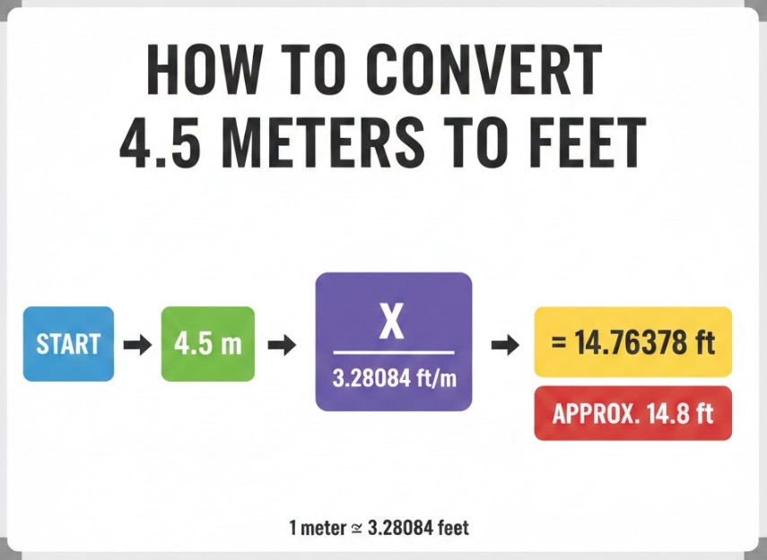 How to Convert 4.5 Meters to Feet: A Complete Guide 4.5 Meters to Feet