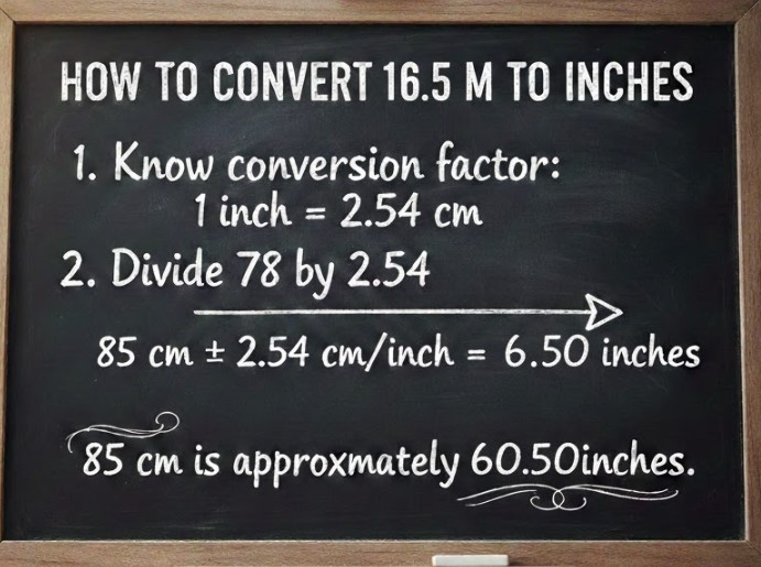 How to Convert 16.5 cm to Inches | Simple Guide and Examples 16.5 cm to Inches