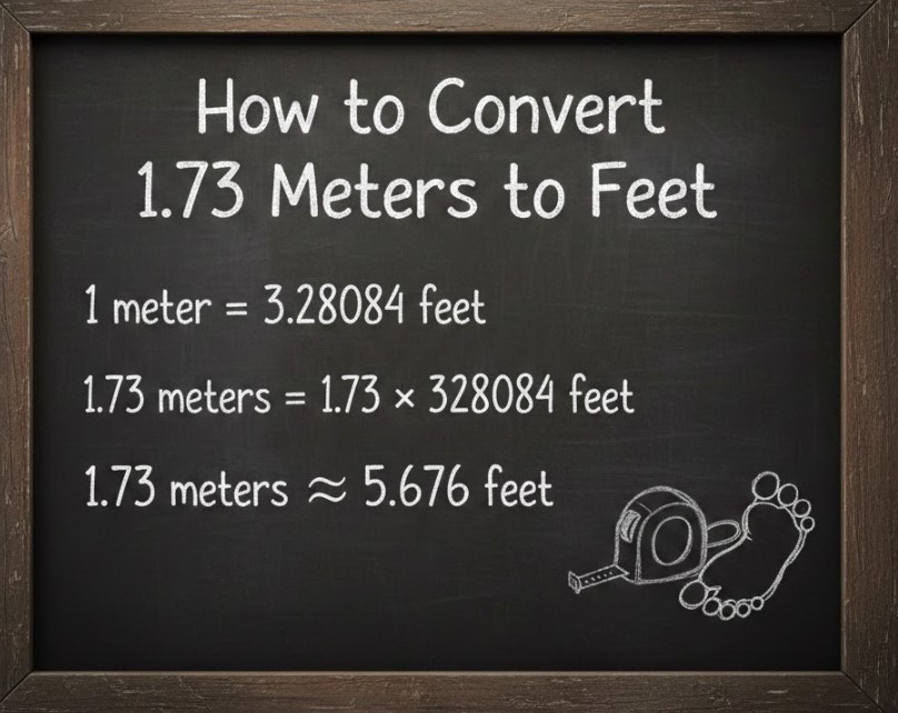 How to Convert 1.73 Meters to Feet: Simple Conversion Guide 1.73 Meters to Feet
