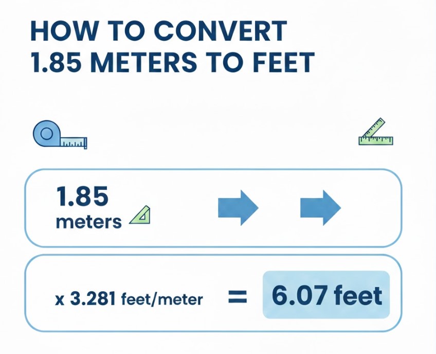 How to Convert 1.85 Meters to Feet – Simple and Easy Method How to Convert 1.85 Meters to Feet