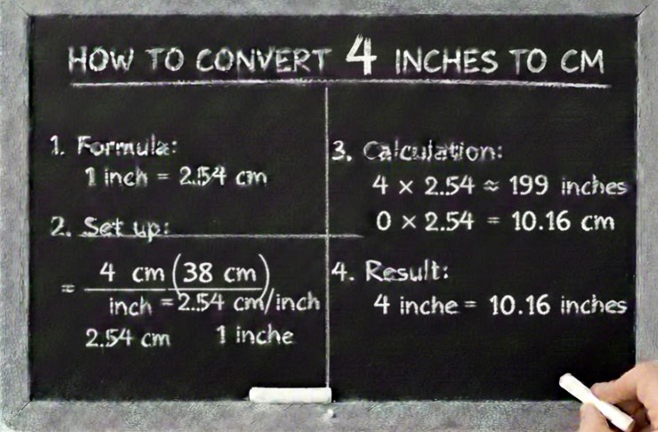 How to Convert 4 Inch to CM & Other Common Conversions 4 Inch to CM