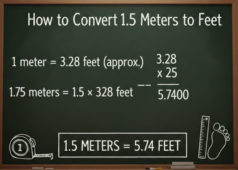 How to Convert 1.75 Meters to Feet – Simple Conversion Formula 1.75 Meters to Feet
