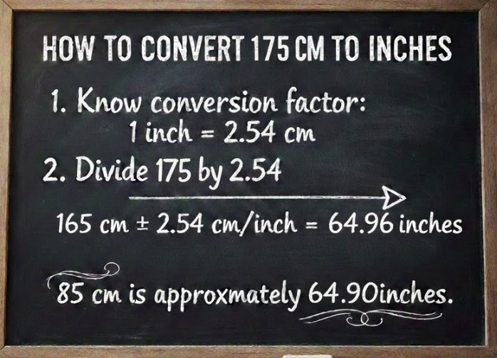 How to Convert 175 cm to Inches: A Simple Guide | Exact Conversion 175 cm to Inches