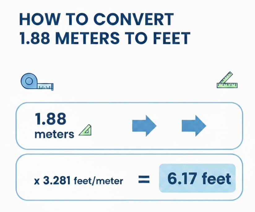 How to Convert 1.88 Meters to Feet: Easy Conversion Guide 1.88 Meters to Feet